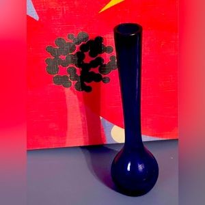 Six Inch Cobalt Blue Bud Vase